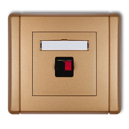 KARLIK FLEXI 8FGG-1 Gniazdo głośnikowe pojedyncze