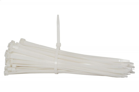 F-ELEKTRO F6.0129  Taśma kablowa 300/3,6 biała (op.100 szt)