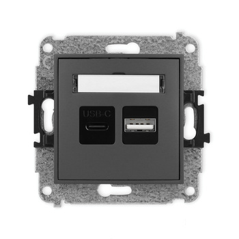 KARLIK MINI 28MCUSB-8 Ładowarka USB podwójnaj USB C + USB A