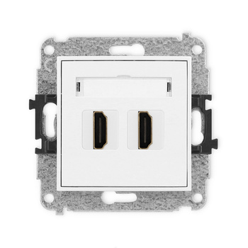 KARLIK MINI MHDMI-4 Gniazdo podwójne HDMI 2.0