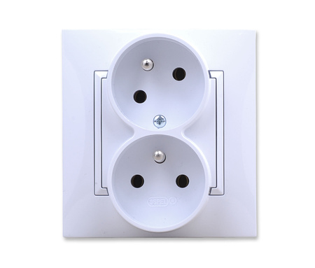 OSPEL ARIA GP-2UC/00 Gniazdo podwójne z uziemieniem niezmienność faz