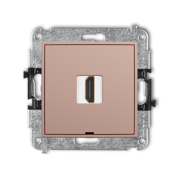 KARLIK ICON 62IHDMIBO-3 Mechanizm gniazda pojedynczego HDMI 2.0, 4K, bez pola opisowego