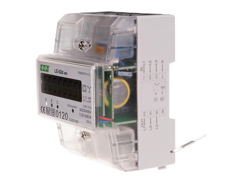F&F LE-02d  licznik energii elektrycznej z certyfikatem MID, trójfazowy