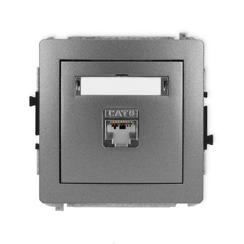 KARLIK DECO 11DGK-1e  Gniazdo komputerowe pojedyńcze  1xRJ45