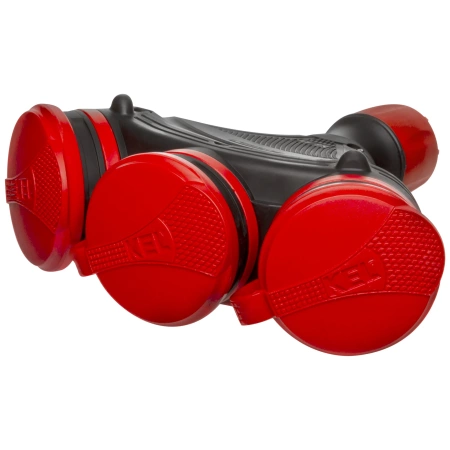 Plastrol Potrójne gniazdo przenośne z klapkami GN-X3/54 IP 54 W-01156