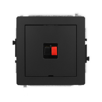 KARLIK DECO 12DGGBO-1  Gniazdo głośnikowe pojedyńcze