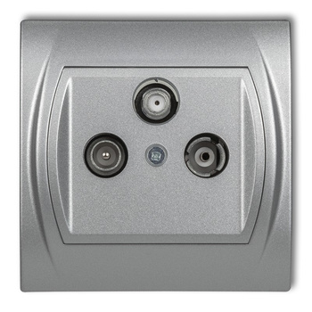 KARLIK LOGO 7LGS  Gniazdo abonenckie RTV-SAT końcowe 1