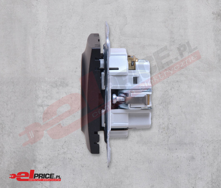 Ospel impresja gp-1yz/m/33 gniazdo z uziemieniem pojedyncze