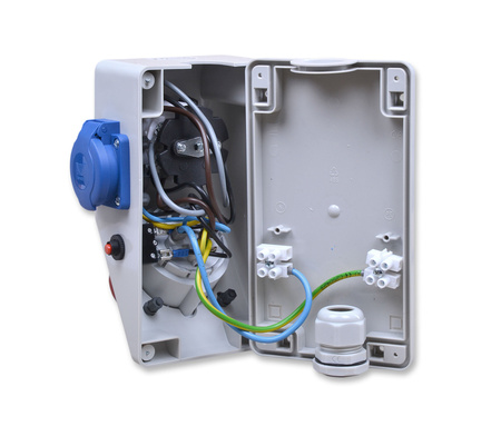 Pawbol r-box rozdzielnica budowlana 32a/5 1x250v 0/1