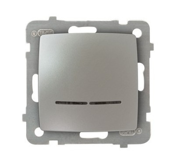 OSPEL KARO ŁP-1SS/m/43 Łącznik jednobiegunowy podświetlany