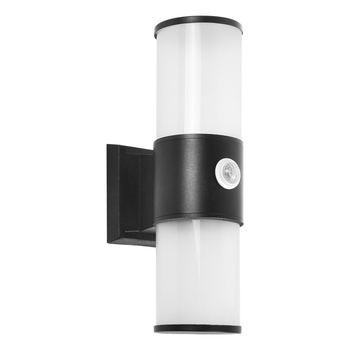 DALIA oprawa ogrodowa z czujnikiem ruchu, 2xE27, max. 2x15W, IP54, czarna