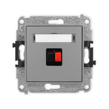 KARLIK ICON 27IGG-1  Gniazdo głośnikowe pojedyńcze