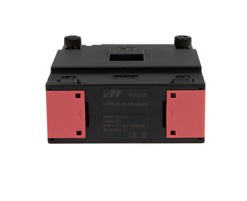F&F Przekładnik prądowy jednofazowy,  z otwieranym rdzeniem TO-200