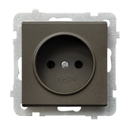 OSPEL SONATA GP-1R/m/40 Gniazdo pojedyncze czekoladowy