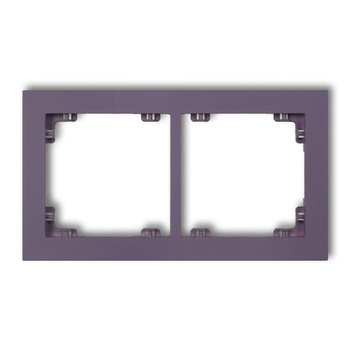 KARLIK DECO 50DR-2 Ramka uniwerstalna podwójna z tworzywa DECO Pastel Matt