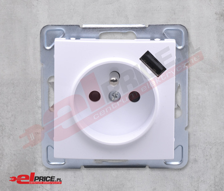 Ospel impresja gp-1yzpusb/m/00 gniazdo z ładowarką usb