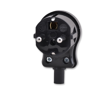 Wtyczka kątowa UNI-SCHUKO skręcana 16A 250V WK-1usc KARLIK
