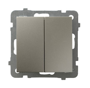 OSPEL AS ŁP-17G/m/45 Łącznik podwójny zwierny satyna light