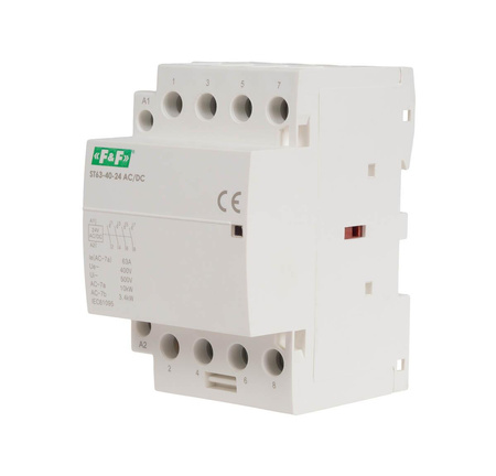 F&F Stycznik modułowy elektromagnetyczny ST63-40 24 V AC/DC