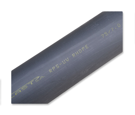 TT PLAST Rura przyłączeniowa sztywna UV RPS-UV (RHDPE) 75/7 - 3 m 10696