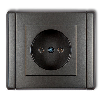 KARLIK FLEXI 11FGP-1  Gniazdo pojedyncze bez uziemienia 2P (bez przesłon torów prądowych)