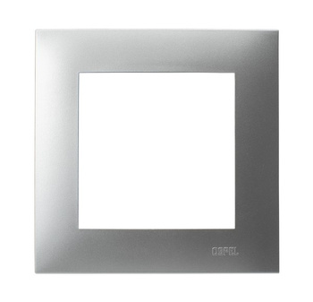 OSPEL SZAFIR R-1Z/18 Ramka pojedyncza srebro