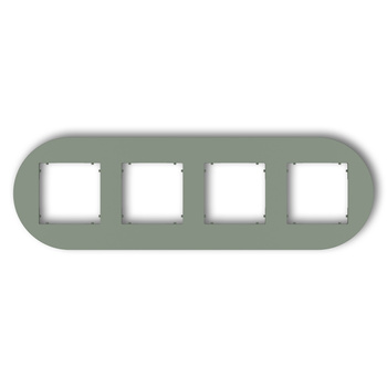 KARLIK MINI 61MRTO-4 Ramka uniwersalna poczwórna okrągła z tworzywa