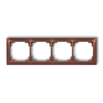KARLIK DECO 9DRSO-4 Ramka uniwersalna poczwórna z tworzywa DECO Soft