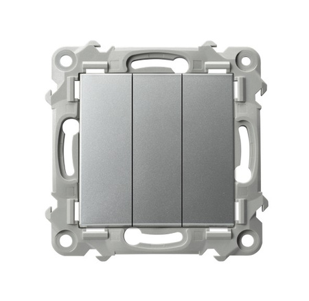 OSPEL SZAFIR ŁP-13Z/m/18 Łącznik potrójny srebro