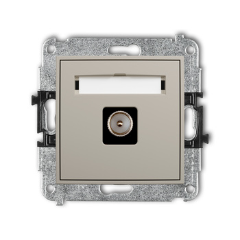 KARLIK ICON 60IGTV-1 Mechanizm gniazda antenowego pojedynczego TV