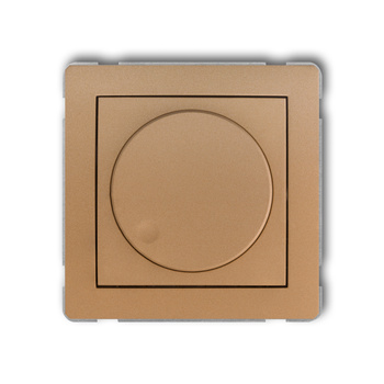 KARLIK DECO 8DRO-3 Mechanizm elektronicznego regulatora oświetlenia przyciskowo-obrotowego do współpracy z zasilaczami sterowanymi napięciem 1–10 V