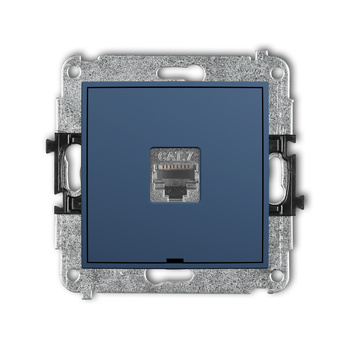 KARLIK MINI 64MGKBO-9 Mechanizm gniazda komputerowego pojedynczego 1xRJ45, kat. 7, ekranowany, 8-stykowy, bez pola opisowego