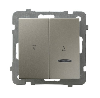 OSPEL AS ŁP-7GBS/m/45 Łącznik żaluzjowy z podświetleniem i blokadą