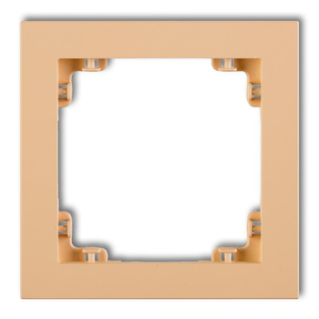 KARLIK DECO 45DR-1 Ramka uniwersalna pojedyncza z tworzywa DECO Pastel Matt