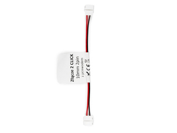 LED line® złączka do taśm LED CLICK CONNECTOR podwójna 10 mm 2 PIN z przewodem
