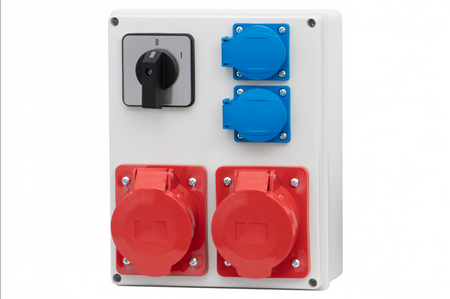 ROZDZIELNICA R-BOX R-240 16/5 32/5 2x230V 0/1 32A F3.0091