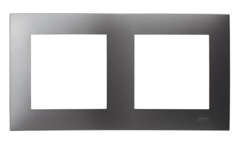 OSPEL SZAFIR R-2Z/70 Ramka podwójna szary