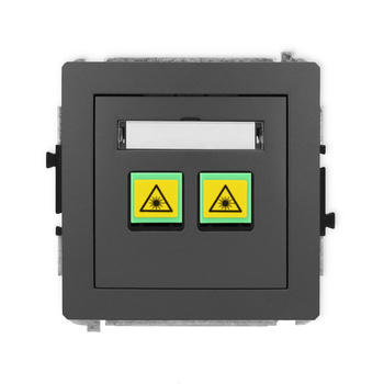 KARLIK DECO 28DGOP-2 Gniazdo światłowodowe optyczne podwójne