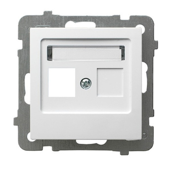 Ospel as GPK-1G/p/00 Obudowa gniazda pojedynczego typu Keystone prosta