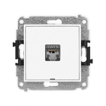 KARLIK MINI MGKBO-1e  Gniazdo komputerowe pojedyńcze  1xRJ45