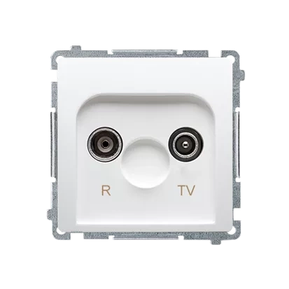 Kontakt-Simon Basic Gniazdo R-TV końc. separowane BMZAR1/1.01/11 Biały