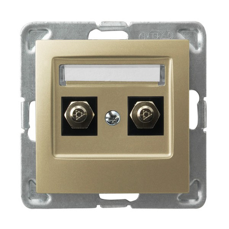 Ospel impresja GPE-2Y/m/28 Gniazdo ekwipotencjalne podwójne