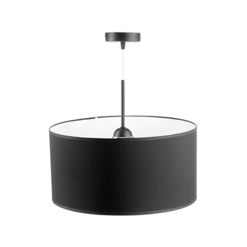 ROLLO lampa wisząca, moc max. 1x60W, E27, czarna