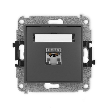 KARLIK MINI 28MGK-5  Gniazdo komputerowe pojedyńcze  1xRJ45