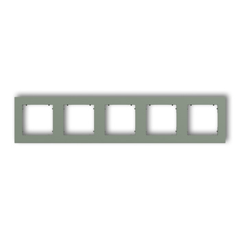 KARLIK MINI 61MR-5 Ramka uniwersalna pięciokrotna kwadratowa z tworzywa