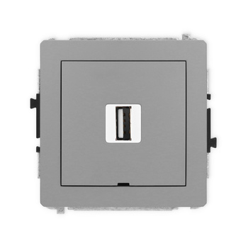 KARLIK DECO 27DGUSBBO-1  Gniazdo pojedyńcze  USB A-A 2.0
