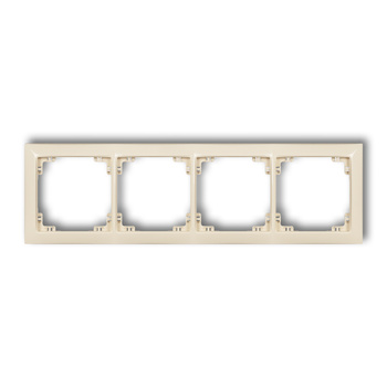 KARLIK DECO 1DRSO-4 Ramka uniwersalna poczwórna z tworzywa DECO Soft