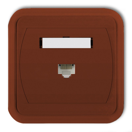 KARLIK LIZA 4GLK-1e Gniazdo komputerowe pojedyncze 1xRJ45