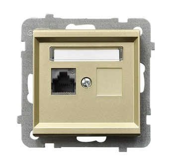 OSPEL SONATA GPK-1R/K/m/39 Gniazdo komputerowe pojedyncze, kat. 5e MMC