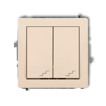 KARLIK DECO 1DWP-33 Łącznik podwójny schodowego